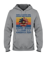 She's a good girl Hooded Sweatshirt tile