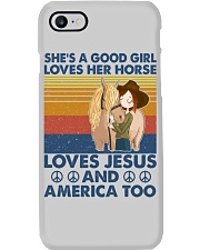 She's-a-good-girl-horse Phone Case tile