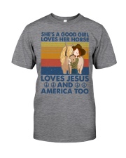 She's-a-good-girl-horse Classic T-Shirt tile