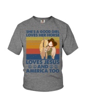 She's-a-good-girl-horse Youth T-Shirt tile