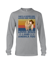 She's-a-good-girl-horse Long Sleeve Tee tile
