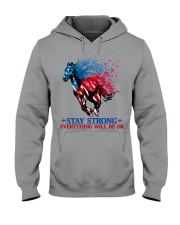 Stay strong Hooded Sweatshirt tile