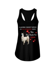 Llama Ladies Flowy Tank tile
