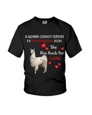 Llama Youth T-Shirt tile