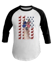 Llama Baseball Tee tile
