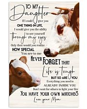 CANVAS - TO MY DAUGHTER 24x36 Poster front