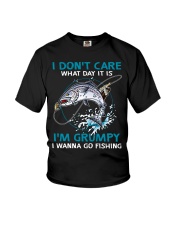 I don't care Youth T-Shirt tile