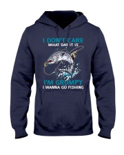 I don't care Hooded Sweatshirt tile