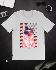 Flag- kute pig Classic T-Shirt lifestyle-mens-crewneck-front-16