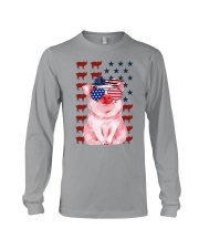 Flag- kute pig Long Sleeve Tee tile