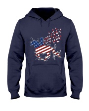 Horse flag USA Hooded Sweatshirt tile