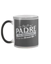 El Padre Mas Afortunado Color Changing Mug color-changing-left