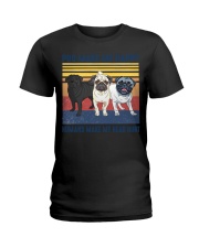 Pug Make Me Ladies T-Shirt tile
