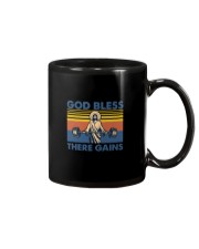 God Bless There Gains Mug tile