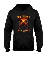 VAK021 This is How I Social Distance Motorcycle Hooded Sweatshirt tile