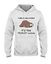 NKH026 I Like To Stay In Bed Hooded Sweatshirt tile