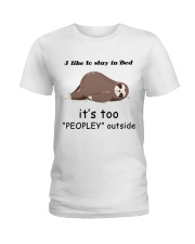 NKH026 I Like To Stay In Bed Ladies T-Shirt tile