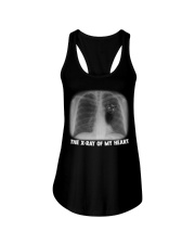 THE X-RAY OF MY HEART CAT Ladies Flowy Tank tile