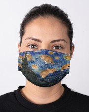 NKH023 Van Gogh Cat Cloth face mask aos-face-mask-lifestyle-01