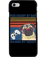 Pug Daddy By Day Vintage Fathers Day T-ShirtPug Da Phone Case tile