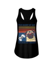Pug Daddy By Day Vintage Fathers Day T-ShirtPug Da Ladies Flowy Tank tile