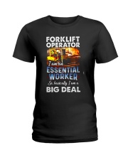 forklift operator Ladies T-Shirt tile