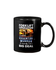 forklift operator Mug tile