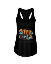 Cannot Be Quarantined Alone Ladies Flowy Tank tile