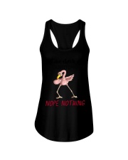 Flamingo Let Me Check Ladies Flowy Tank tile