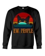 Black Cat Mask Vintage Crewneck Sweatshirt tile