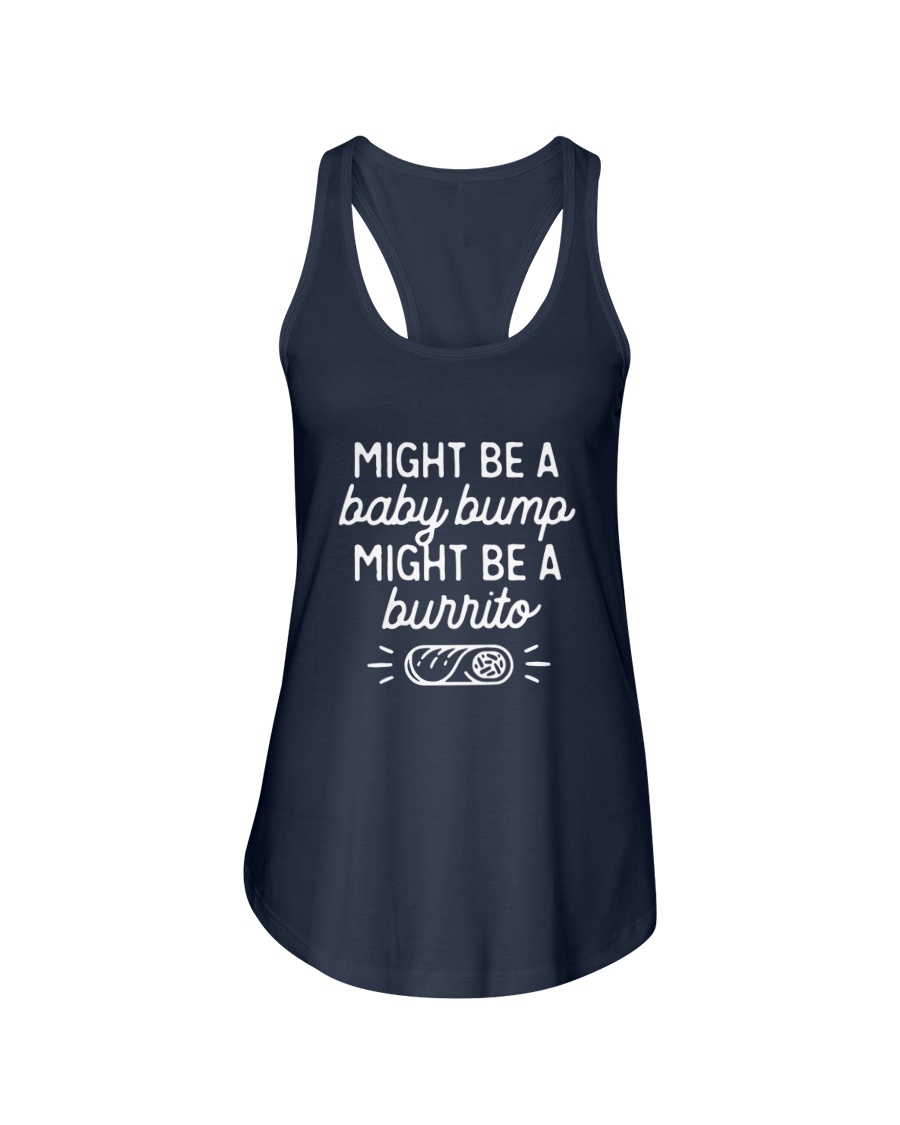 Might be a baby bump might be a burrito Ladies Flowy Tank