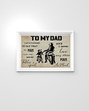 To My Dad Biker 24x16 Poster poster-landscape-24x16-lifestyle-02