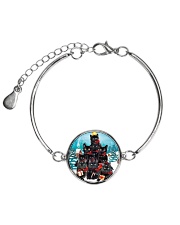 Black Cat Pine X-mas 0609 Metallic Circle Bracelet thumbnail