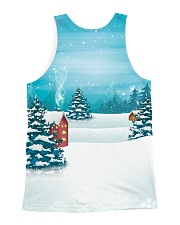Black Cat Pine X-mas 0609 All-over Unisex Tank back