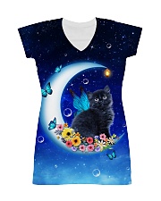 Black Cat on Moon 2806 All-over Dress thumbnail