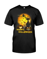 Cat and Owl Halloween Classic T-Shirt thumbnail