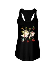 Funny Cat Xmas Ladies Flowy Tank thumbnail