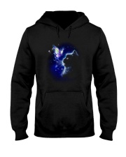 Black cat and Butterfly Hooded Sweatshirt thumbnail