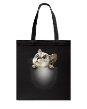Cute Cat Pocket Tote Bag thumbnail