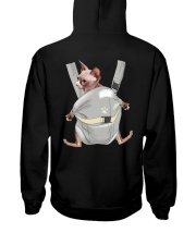 Sphynx Cat Carrier Backpack 1012 Hooded Sweatshirt back