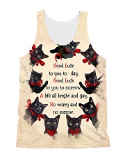 THEIA Black Cat Good Luck 1107 All-over Unisex Tank front