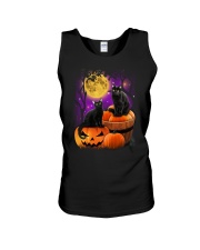 Black cat Halloween Unisex Tank thumbnail