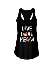 Cat meow 1907 Ladies Flowy Tank thumbnail