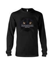 Black Cat Stay low key 1311 Long Sleeve Tee thumbnail