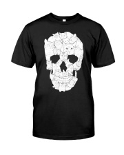Sketchy Cat Skull Classic T-Shirt front