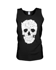 Sketchy Cat Skull Unisex Tank thumbnail