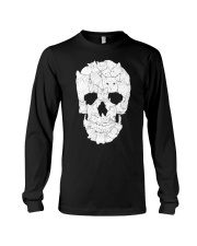 Sketchy Cat Skull Long Sleeve Tee thumbnail