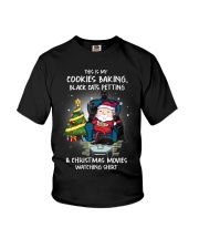 Black Cat And Chirtsmas Movie Youth T-Shirt thumbnail