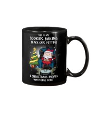 Black Cat And Chirtsmas Movie Mug thumbnail
