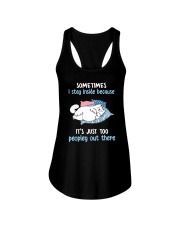 Cat stay inside Ladies Flowy Tank thumbnail